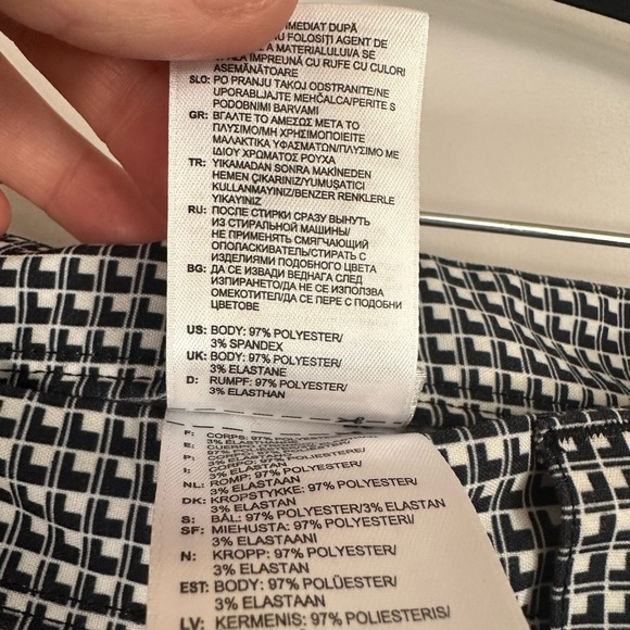 Adidas Black & White Gingham 30x32 Men’s Golf Pants - Picture 10 of 10